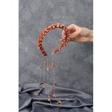 Hobigram Rose Rengi Savin Mineli Özel Tasarım Kına Ve Gelin Tacı