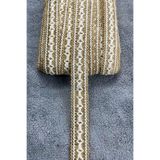 Hobigram Rusteva Royal Hasir Serit Kurdele – Premium Bohem Jut Dekoratif Susleme 1 Metre