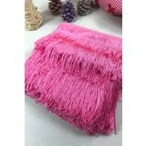 Hobigram Şeker Pembe Saçak Püskül En 20 Cm 1 Metre