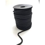 Hobigram Siyah Kordon İp 6 mm 10 mt
