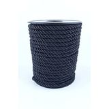Hobigram Siyah Kordon İp 6 mm