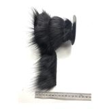 Hobigram Siyah Yapay Kürk Biyeli Şerit 8 cm PPS-1010