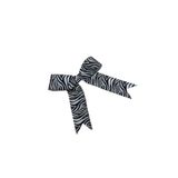 Hobigram Zebra Desenli Fiyonklu Saç Tokası