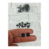 HOBİKİDS 12 mm Amigurumi Vidalı Göz, 10 ÇİFT (20 ADET)