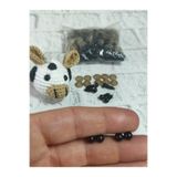HOBİKİDS 6 mm Amigurumi Vidalı Göz, 10 ÇİFT (20 ADET)