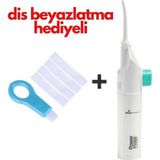 Hobilinka 2'si 1 Arada Mekanik Diş ve Ağız Temizleme & Diş Beyazlatma Seti | Power Floss - 0 - 1 Ay