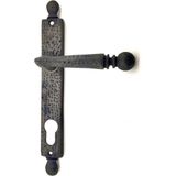 Hobilinka Antika Tarz Dekoratif Pirinç Misket Wc Banyo Kapı Kolu - 245X34 Mm, Oksit - Renkli - 1