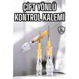 Hobilinka Çift Taraflı Elektrik Kontrol Kalemi Şeffaf Tornavida - 0- Koyu Mavi - 1