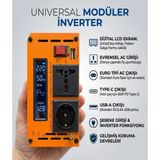 Hobilinka Epilons 1000W Tam Sinüs Inverter 12V Dc 220V Ac Çevirici USB Çıkışlı Araç Karavan Solar Gü