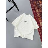 Hobilinka Erkek Baskılı Kısa Kollu Oversize Tişort - Beyaz - 2XL