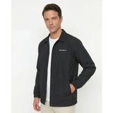 Hobilinka Erkek Yağmur Itici Iç Astarlı Çıtçıtlı Iç Cepli Dış Cepli Mevsimlik Ceket - Siyah - 2XL - --