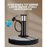 Hobilinka Extra Güçlü Ayak Pompası Otomobil Motosiklet Bisiklet Uyumlu - 1 - Renkli