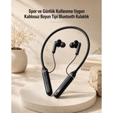 Hobilinka Kablosuz Boyun Tipi Bluetooth Kulaklık Mikrofonlu Spor ve Günlük Kullanıma Uygun - 1