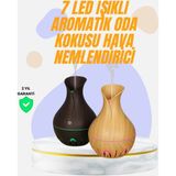 Hobilinka LED Işıklı Ultrasonik Oda Nemlendirici ve Uçucu Yağ Difüzörü - Renkli
