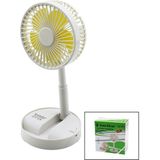 Hobilinka Masa Üstü Vantilatör USB Şarjıl Katlanır Fan=13.6cm - Uzayan AYAK=11-16CM 180 Derece Telefonluk - 001-Siyah