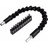 Hobilinka Matkap Ucu - Bükülebilir Oynar Vidalama Bits Uzatma Aparatı 30CM - Komple Set - 1 - Renkli
