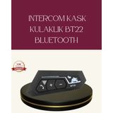 Hobilinka Motosiklet Sürüşleri Için BT22 Kask Bluetooth Kulaklık Mikrofonlu - Kırmızı