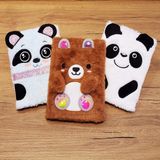 Hobilinka Panda Tasarımlı Peluş Defter - Renkli - 1
