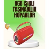 Hobilinka Rgb LED Işıklı 20W Taşınabilir Bluetooth Hoparlör Ipx6 Suya Dayanıklı