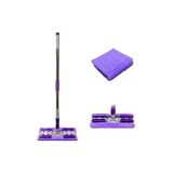 Hobilinka Sihirli Spin Mop Teleskopik Çok Amaçlı Mop +1 Bez Hediyeli - Mor (4887) - Renkli