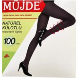 Hobilinka Siyah 100 Denye Kalın Külotlu Çorap Opak Naturel Esnek - M - Renkli