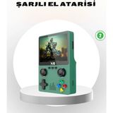Hobilinka Taşınabilir Oyun Konsolu 3.5 Inç IPS Ekran Yaylı Çift Lr Tuşlu