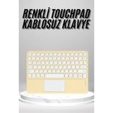 Hobilinka Touchpad Uyumlu Bluetooth Klavye Slim Kablosuz Wifi Q Klavye - 1 - 001-Renkli