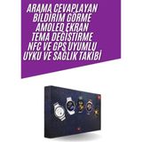 Hobilinka Unısex Yuvarlak Ekranlı 7 Kordonlu Akıllı Saat Gps Destekli Çoklu Kordon Seçeneği - 01P-Pembe