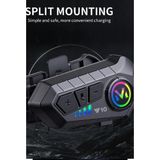 Hobilinka Y10 Kask Kulaklık Bluetooth Motosiklet Kulaklık 5,3 Bluetooth Intercom Motorsiklet Kulaklık - Renkli