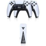 Hobilinka Y5 64GB Android Dual Pad 4K Game Stick - Beyaz - 1. Kol Oyun Konsolu - Renkli