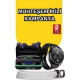Hobilinka Yeni Nesil Akıllı Saat ve Bluetooth Kulaklık Titreşim Bildirimleri Uyku Takibi - 35 - 48 mm - 1 - Renkli