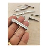 Hobimos 10 Adet 4,5 cm Kaplama Pens Toka, 45 mm Maşa Model Timsah Toka - 1. Sınıf Yerli Üretim