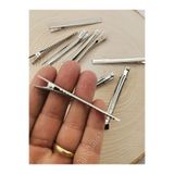 Hobimos 10 Adet 7,5 cm Nikel Kaplama 1. Sınıf Yerli Üretim Maşa, Pens, Timsah Toka