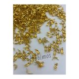 Hobimos 200 Adet Gold Renk Midye Kapama - Düğüm Kapama - Bit Kapama - Kolye Bileklik Kapama