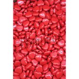 Hobimos 50 Adet 10 mm Akrilik Kırmızı Kalp Boncuk