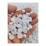 Hobimos 50 Adet 10 mm Beyaz Yarım İnci Boncuk - Takı - Aksesuar - Süsleme Boncuk