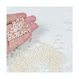 Hobimos 500 Adet 4 mm Krem Inci Boncuk - 4 mm Krem Plastik Inci Boncuk