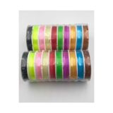 Hobimos Renkli Misina Esnek Lastikli 10 Adet 0,8 Mm Renkli Esnek Lastik Misina