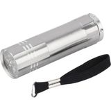 Hobimtek HD-16 Gri Alüminyum Kasa 9 LED Ultra Violet Uv Mini El Feneri