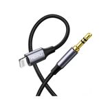Hobimtek HP-20L Lightning - 3.5mm Aux Ses Kablosu 1mt Jak Adaptörü Dongle Kulaklık Çevirici