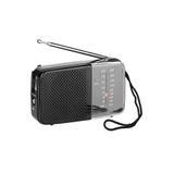 Hobimtek HT-258 Taşınabilir AM/FM Radyo Küçük Boy Cep Radyosu Pilli Radyo