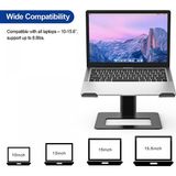 Hobimtek Masa Için Ayarlanabilir Dizüstü Bilgisayar Standı Asansörlü Laptop Standı 10- 17.3 Inç Yükseklik Ayarlı Sehpa - Gri