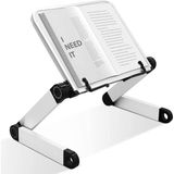 Hobimtek Metal Ayarlanabilir Kitap Okuma Standı Rahle Çok Amaçlı Laptop Tablet Standı YL-811 - Beyaz