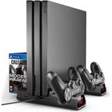 Hobimtek PS4 Pro ve Slim İçin Fanlı Dikey Soğutucu ve Kol Şarj Edici Organizatör Stand TP4-882