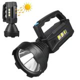 Hobimtek Süper Güçlü LED Çok Fonksiyonlu Projektör 4 Modlu COB Işıklı Fener Solar Şarjlı El Feneri CX-8809T
