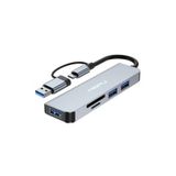 Hobimtek Usb C Hub 5 In 1 Alüminyum Type C Hub Multiport Adaptör Sd Tf Kart Okuyucu 5 Port Type C Çevirici