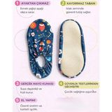 Hobins Sportswear & Company Kaydırmaz Taban Unisex Bebek Çocuk Deniz Ayakkabısı Havuz Patiği - 33 - 35 - Lacivert