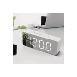 HOBİPİX Aynalı Çalar Saat Alarm Takvim Led Dijital Masa Saati