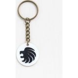 Hobireyon Aslan Burcu NFC Anahtarlık – Akıllı Temassız Bağlantı Özellikli Burç Anahtarlığı (3,5 cm)
