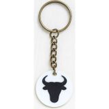 Hobireyon Boğa Burcu NFC Anahtarlık – Akıllı Temassız Bağlantı Özellikli Burç Anahtarlığı (3,5 cm)